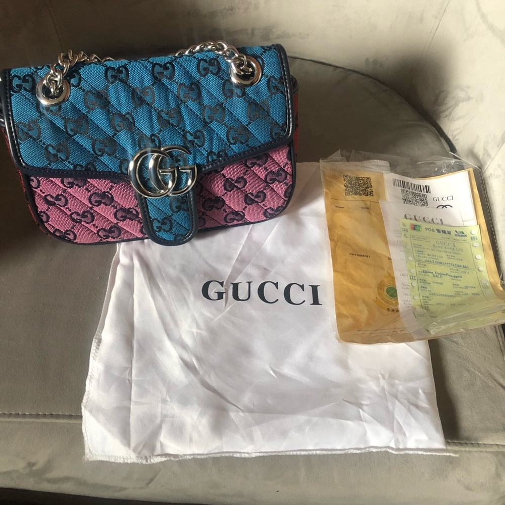 Canvas multi monogram bag